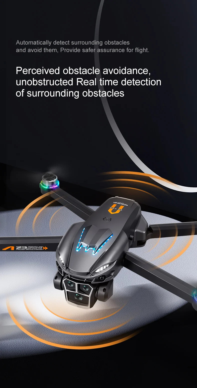 A23 Pro Drone, Drones automatically detect and avoid obstacles for safer flight.