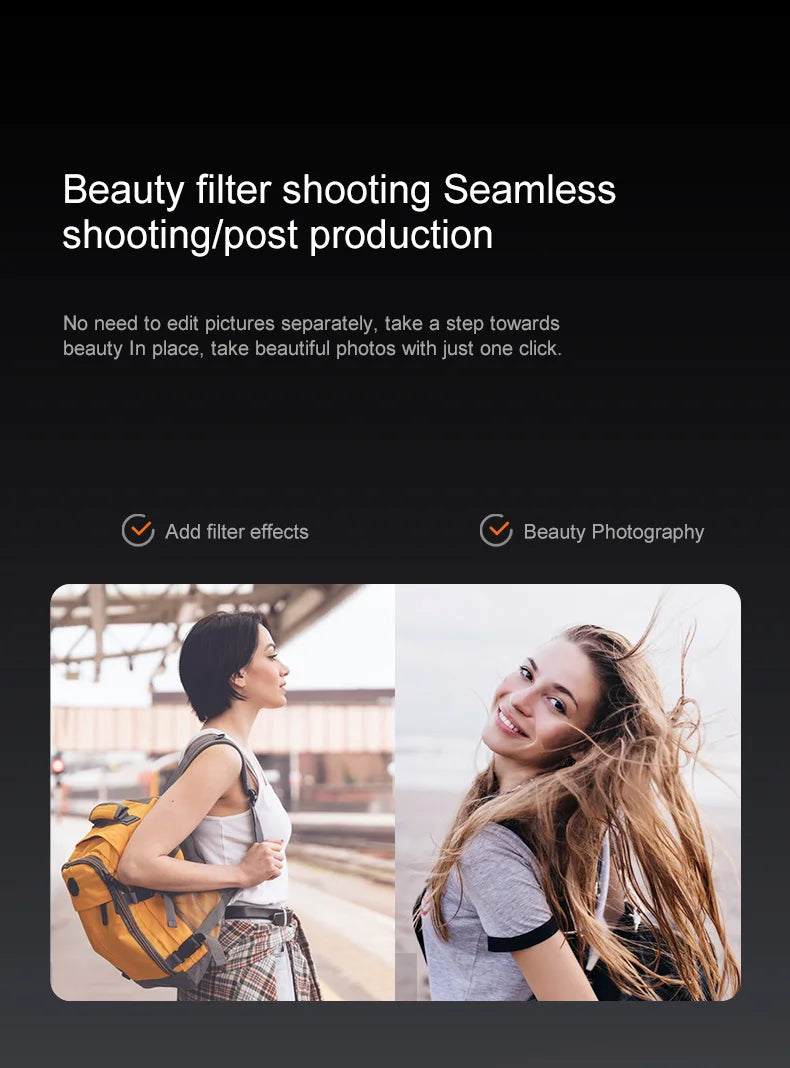 A23 Pro Drone, Seamless photography experience with built-in filters, capture stunning beauty shots instantly.