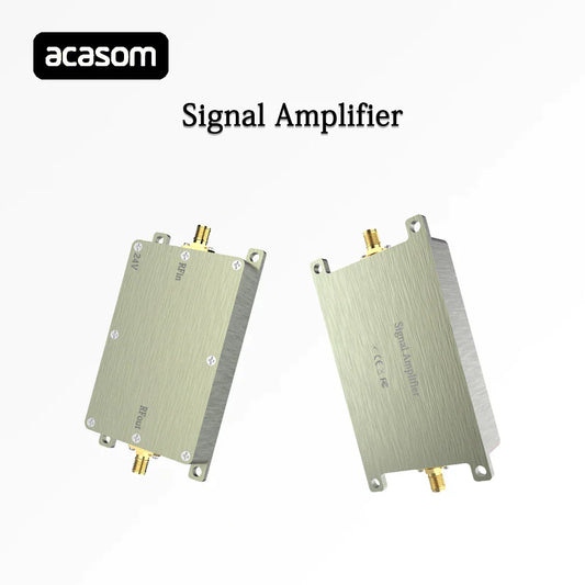 ACASOM 433MHz Drone Signal Amplifier - 10W 20W 40W 50W RF High Power Amplifiers wireless Signal Extender Sweep Signal Source For Drone