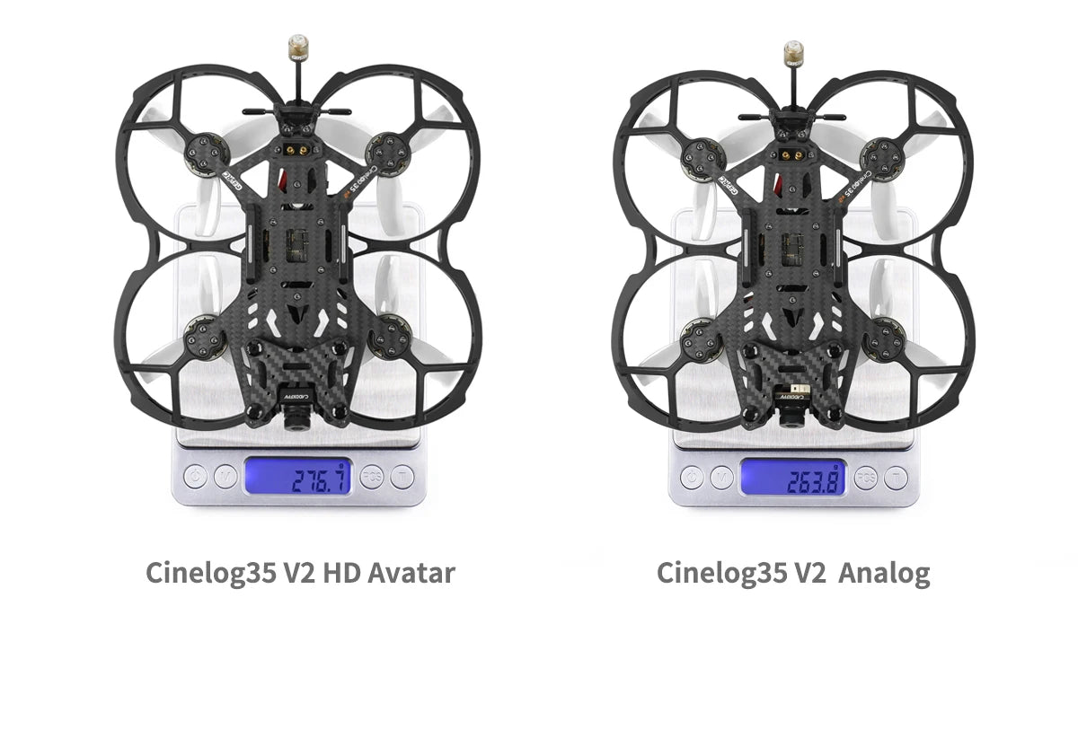 GEPRC Cinelog35 V2 Analog FPV Drone, 236 263,8 Cinelog35 V2 Analog HD Avatar: Cinelog