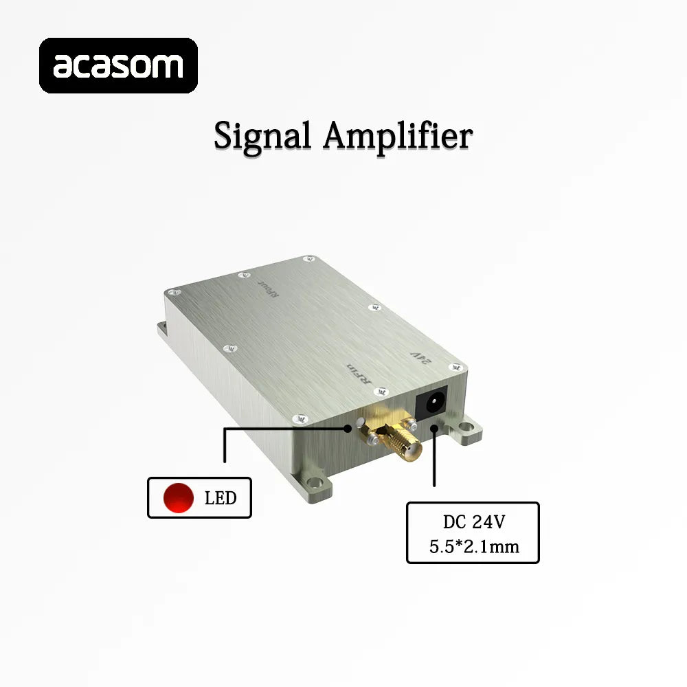 5.8GHz 40W Signal Amplifier, acasom Signal Amplifier LED DC 24V 5.5*2.1mm 04