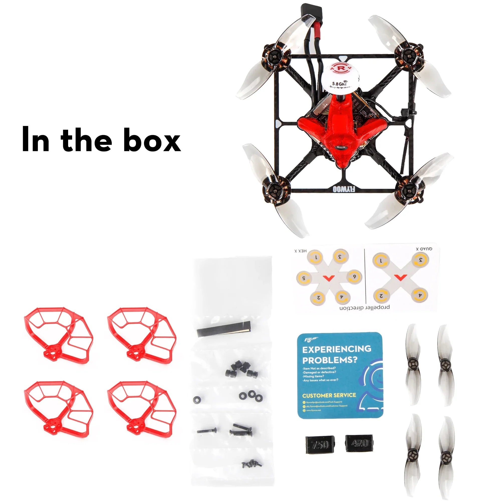 FLYWOO Firefly 2S Nano Baby 20 HDZero Micro Drone FPV GOKU F405 AIO 1002-15500KV 8 5.8Ghz In the box OOLuIJ XXah