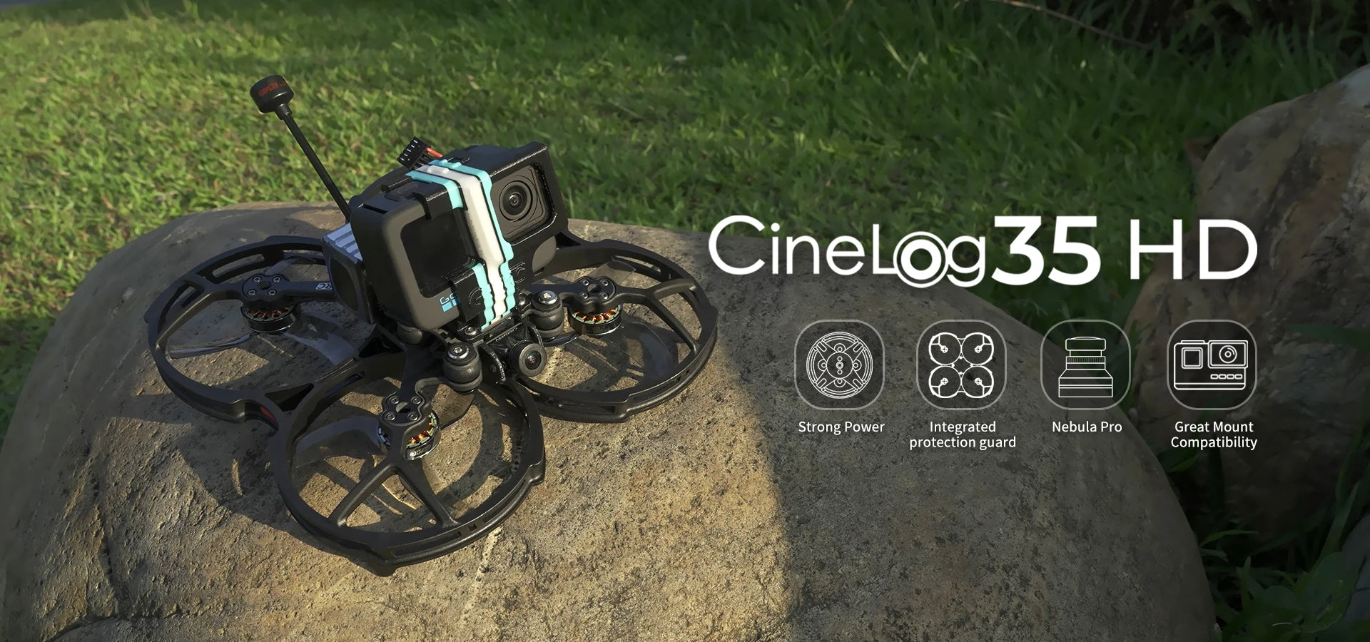 GEPRC CineLog35 FPV Drone - HD WITH Vista Nebula Pro System 4S/6S Cinewhoop GR2004-1750KV / 2550KV For RC FPV Quadcopter Freestyle Drone 8 GEPRC CineLog35 FPV Drone, CineLog35 HD DOOO Strong Power Integrated Nebula Pro Great Mount protection guard Comp