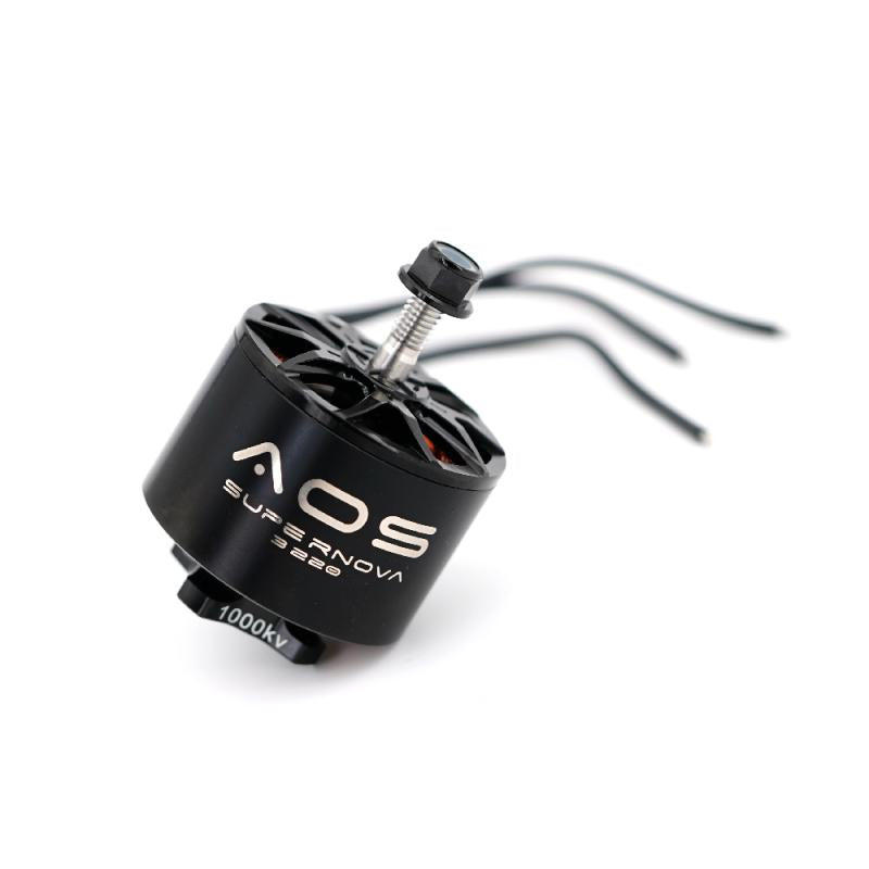 AOS Supernova 3220 1000KV Brushless Motor angled main product view with exposed wires