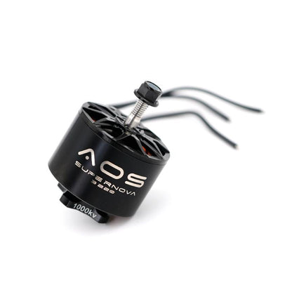 AOS Supernova 3220 1000KV Brushless Motor angled main product view with exposed wires