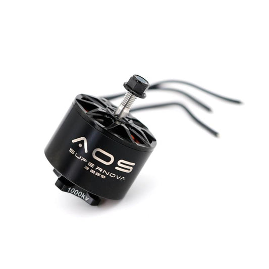 AOS Supernova 3220 1000KV Brushless Motor angled main product view with exposed wires