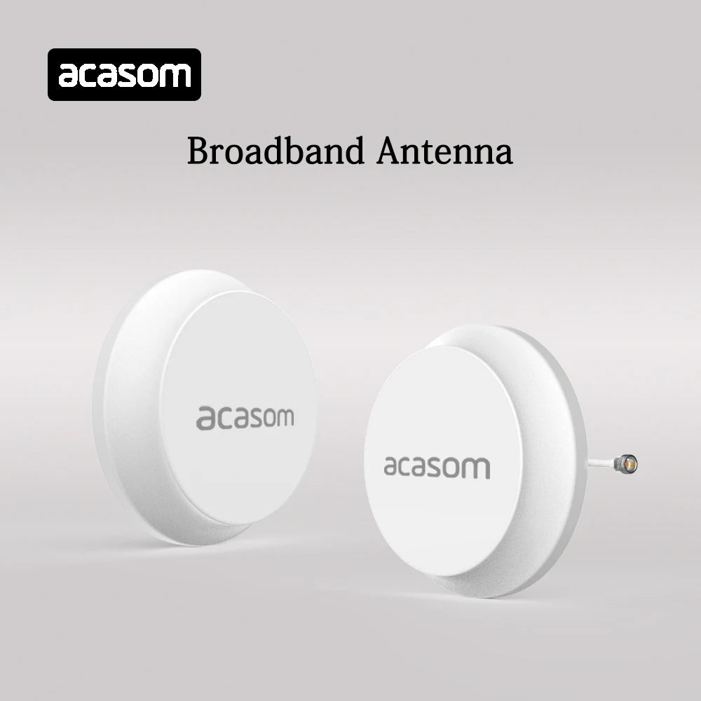 2.4GHz 5.8GHz WiFi6 WiFi6E Indoor Ceiling Antenna 2000-6000MHz Wideband Frequency 14 acasom Broadband Antenna .