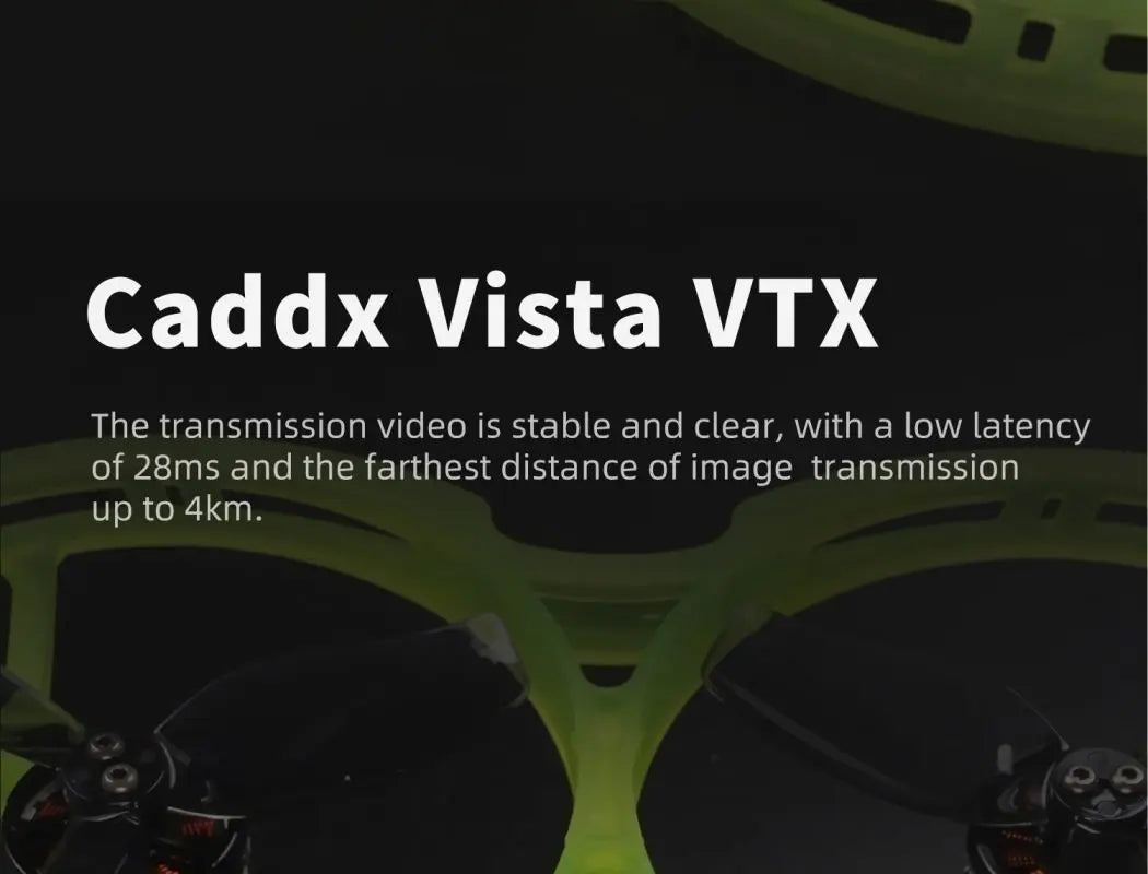 GEPRC CineLog35 Cinewhoop, the transmission video is stable and clear, with a low latency of 28ms