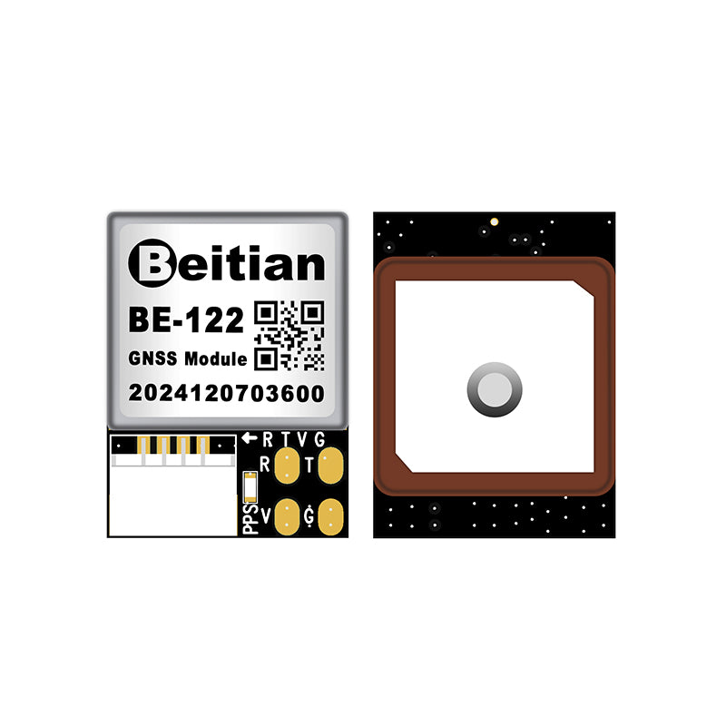 Beitian BE-122 BE-182 BE-252Q GPS-module - M10050-chip GNSS GMOUSE met kompas voor RC lange afstand FPV vliegtuigdrones met vaste vleugels