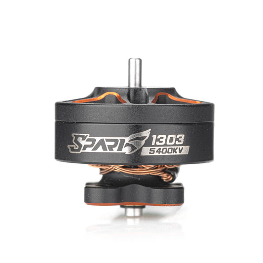 VCI SPARK 1303 brushless motor side view with SPARK 1303 5400KV label and exposed windings