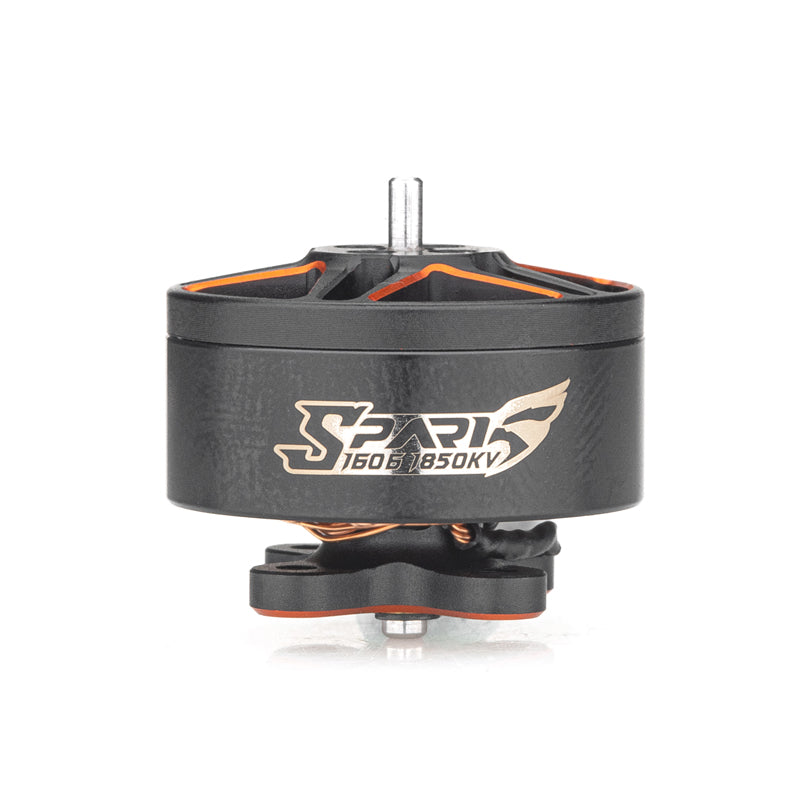 VCI SPARK 1606 motor side view with SPARK logo and 1850KV marking on black can