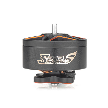 VCI SPARK 1606 motor side view with SPARK logo and 1850KV marking on black can