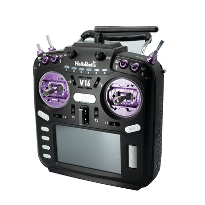 HelloRadioSky V16Max V16 Pro V16R CNCR9 EdgeTX Verici Uzaktan Kumanda ELRS / 4IN1 2.4GHz FPV Drone Uçak Helikopter için
