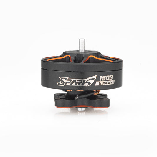 VCI SPARK 1503 brushless motor side view with SPARK logo, 1503 2900KV label and shaft
