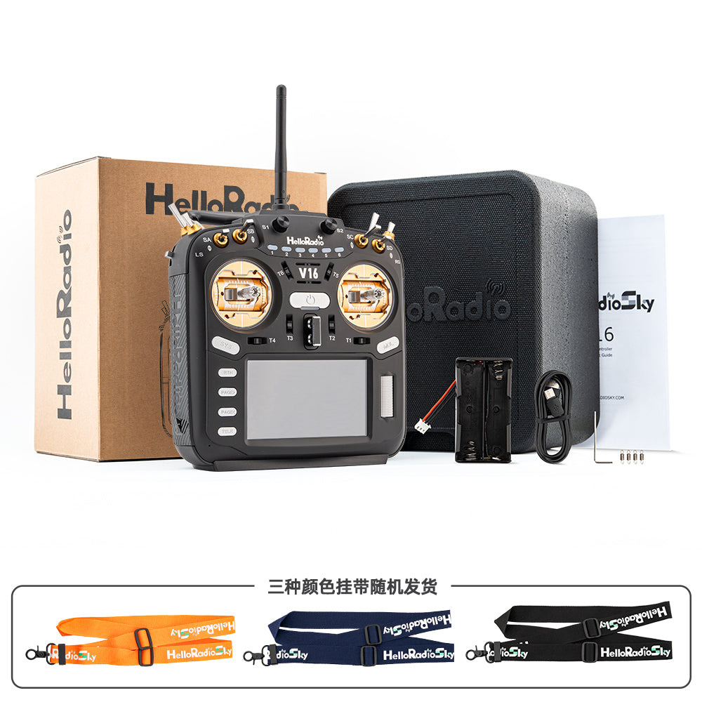 HelloRadioSky V16Max V16 Pro V16R CNCR9 EdgeTX Verici Uzaktan Kumanda ELRS / 4IN1 2.4GHz FPV Drone Uçak Helikopter için