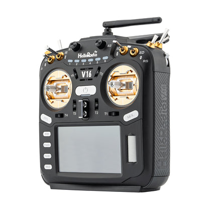 HelloRadioSky V16Max V16 Pro V16R CNCR9 EdgeTX Verici Uzaktan Kumanda ELRS / 4IN1 2.4GHz FPV Drone Uçak Helikopter için