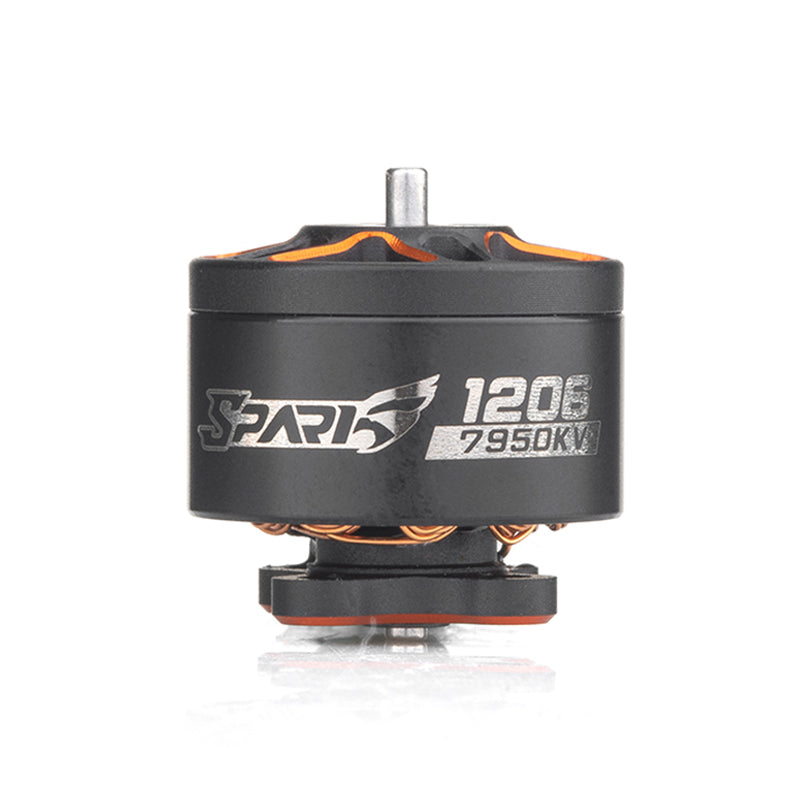 VCI SPARK 1206 brushless motor side view with SPARK 1206 7950KV label