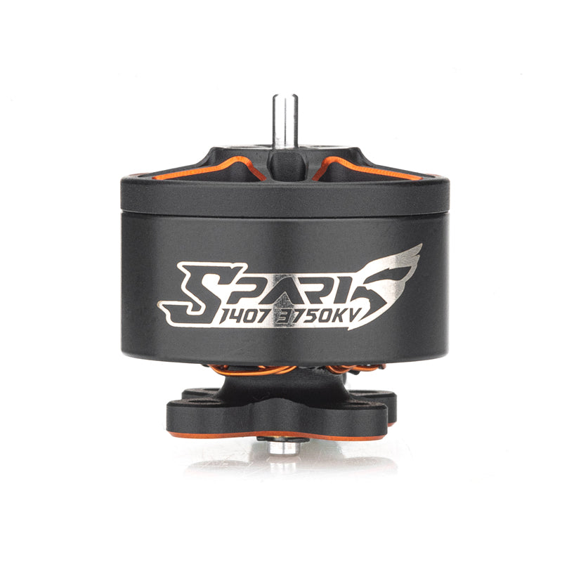 VCI SPARK 1407 brushless motor side view with SPARK 1407 3750KV marking