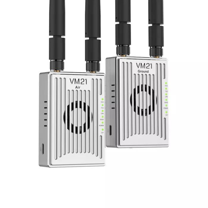 CHINOWING VM21 Mesh Network Video Radio Telemetry RC Data Link, 10km, 800MHz/1.4GHz/2.4GHz, 20ms Video