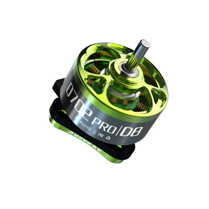 VCI 0702PRO DB 0702 micro motor angled view highlighting open green top and internal windings