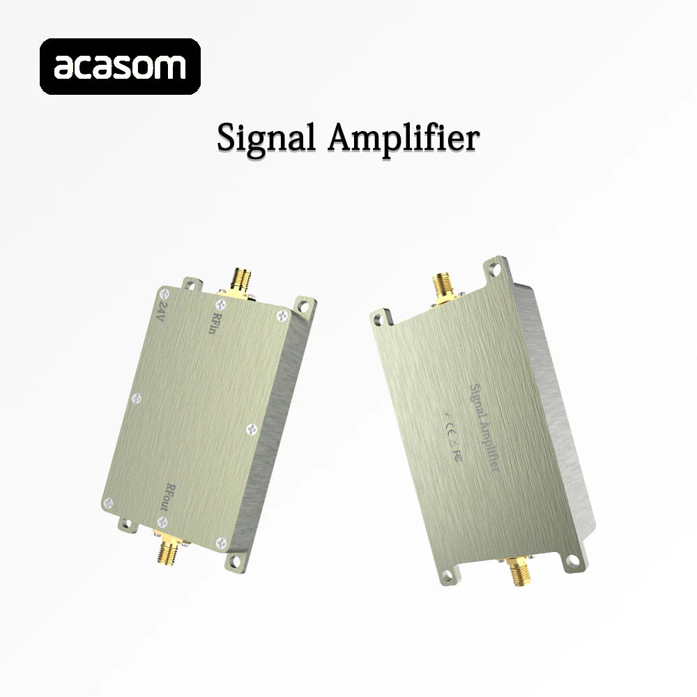 ACASOM 0.9GHz Drone Signal Amplifier - 10W 20W 40W 100W RF High Power Amplifiers Wireless Signal Extender Sweep Signal Source