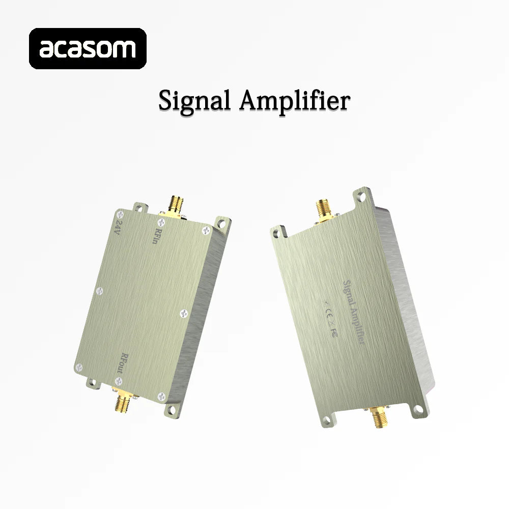 ACASOM 1.5GHz 1.6GHz Drone Signal Amplifier - 10W 20W 40W 50W 100W RF High Power Amplifiers Wireless Signal Extender Sweep Signal Source