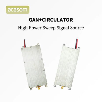 A GaN power module with circulator is suitable for drone shield signal jammers, providing high-power sweep signals up to 60W.