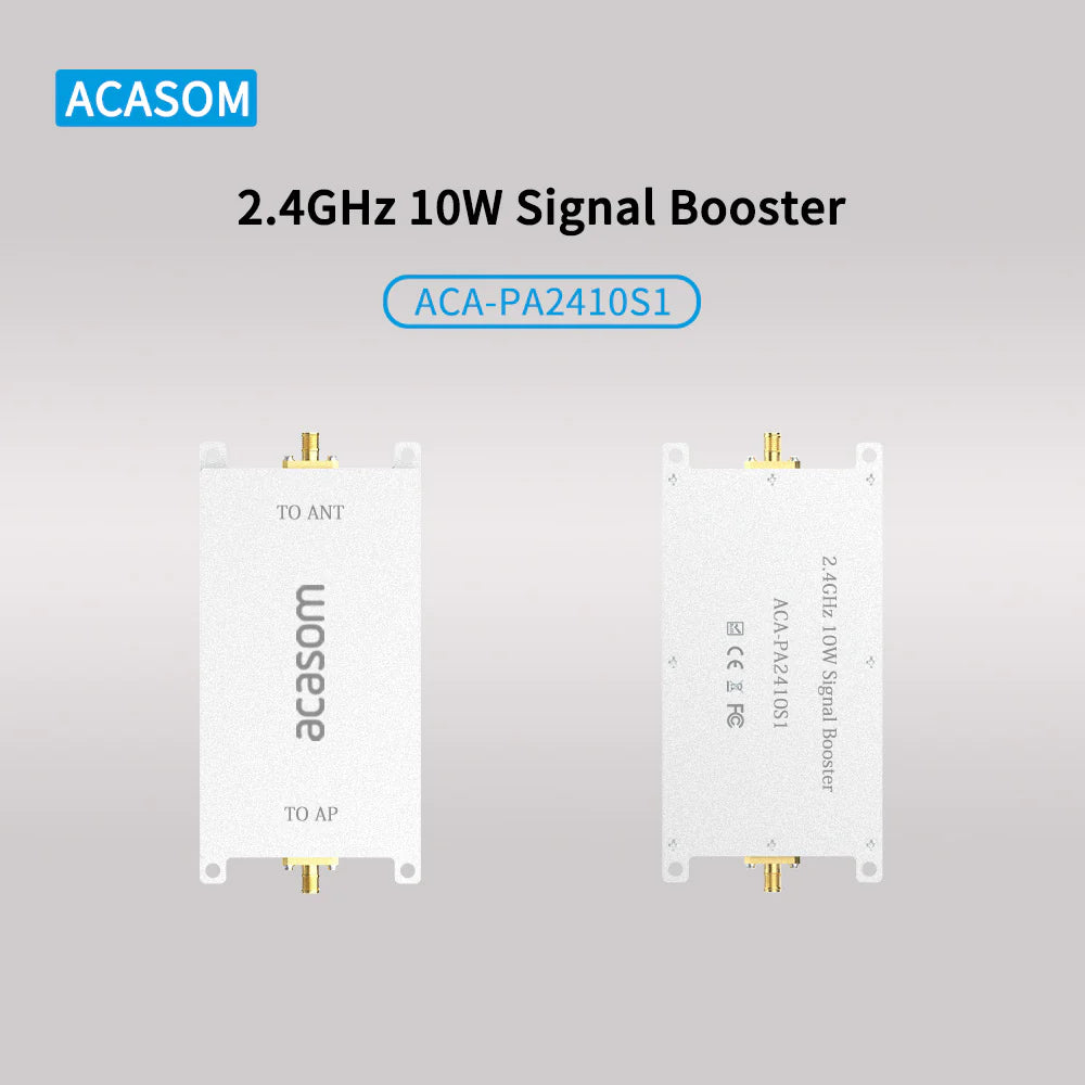 ACASOM 2.4GHz 10W Signal Amplifier Extender Signal Booster