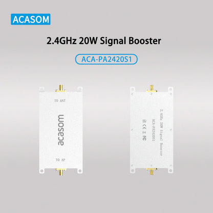 ACASOM 2.4GHz 20W Drone Signal Booster Signal Amplifier for Range Extender