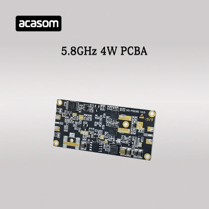 ACASOM 2.4 GHz signal booster PCB assembly enhances weak signals for reliable performance in various applications.