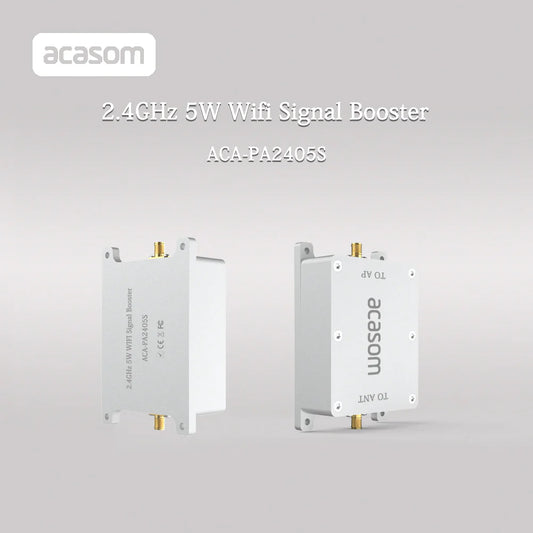 ACASOM 2.4GHz 5W Wifi Signal Booster - Drone Wifi Amplifier Range Extender