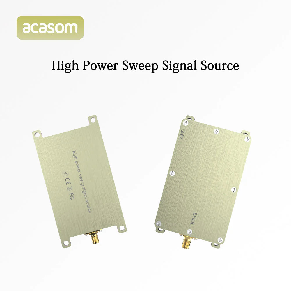 ACASOM 400MHz 433MHz 10W 20W 30W 40W 50W RF High Power Sweep Signal SourceVCO WiFi Module