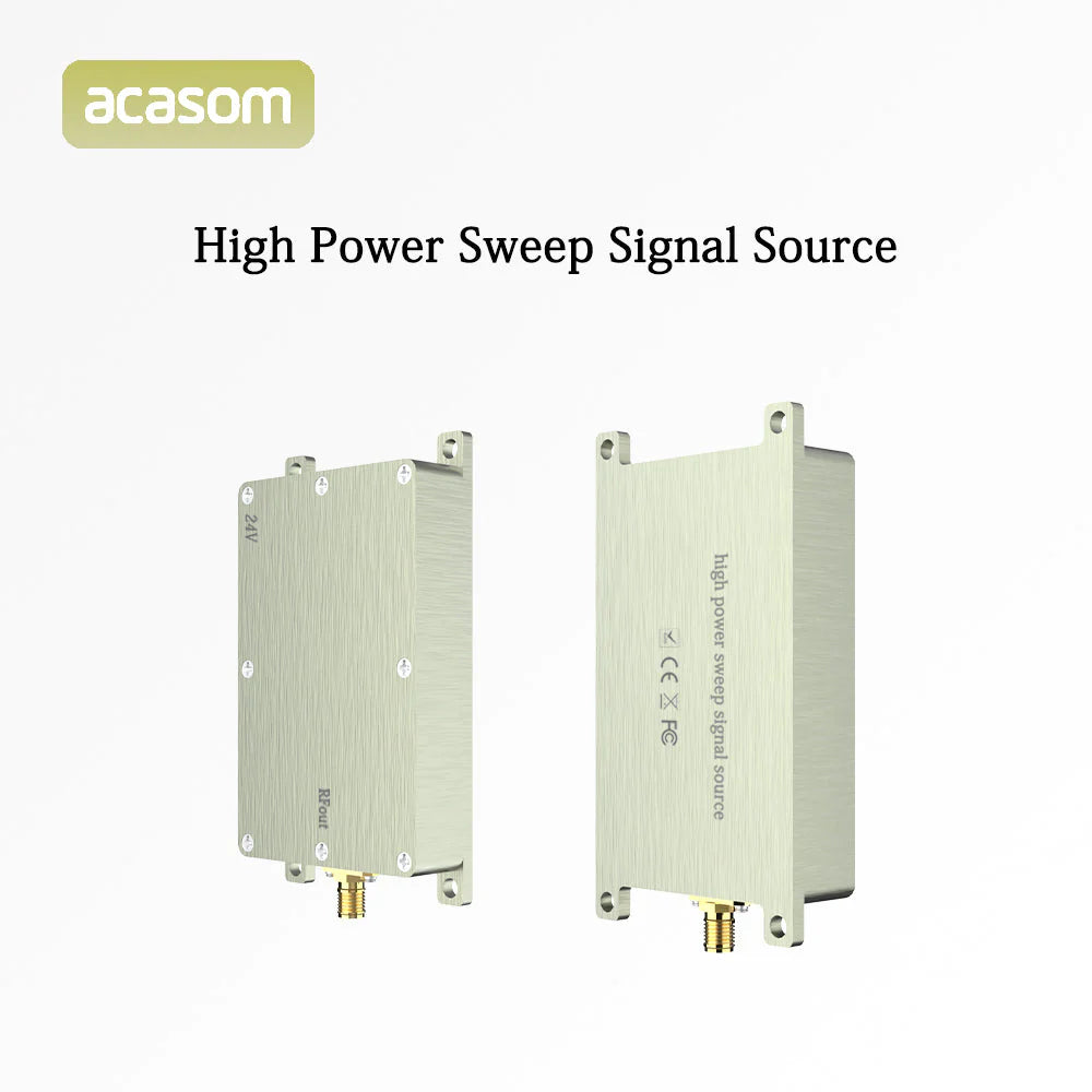 ACASOM 400MHz 433MHz 10W 20W 30W 40W 50W RF High Power Sweep Signal SourceVCO WiFi Module