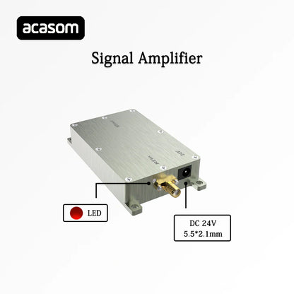 ACASOM 5.2GHz Drone Signal Amplifier, Amplifies drone signals for reliable communication, offering high power output (10W-50W) and flexibility with 5.2GHz frequency.