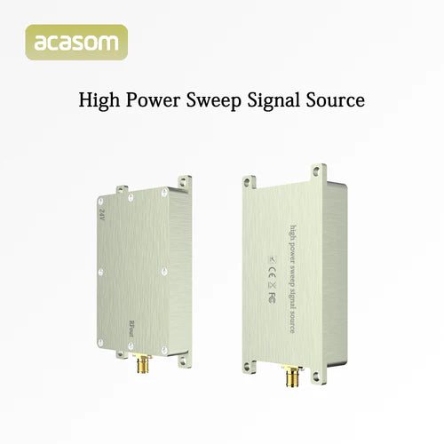 ACASOM 5.8GHz RF Module, The ACASOM 5.8 GHz RF module is a high-power sweep signal source for wireless communication systems.