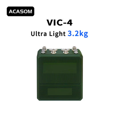 ACASOM Portable VIC-4 200M 300M 400M 500M, ACASOM Portable VIC-4 device offers anti-FPV signal jamming for drones, with frequency range and power options.