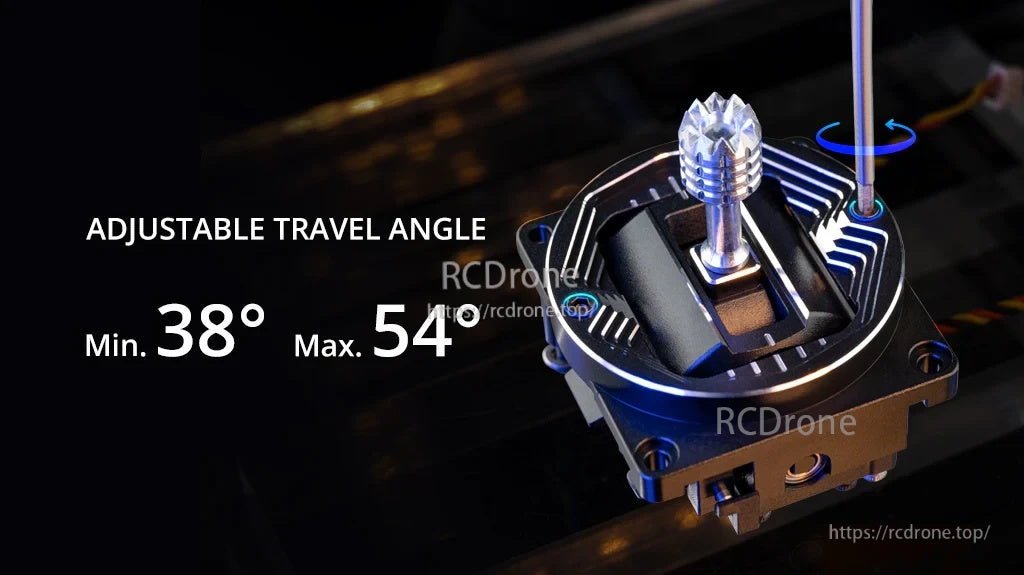 AG01 NANO CNC Hall Gimbals for Pocket Radio