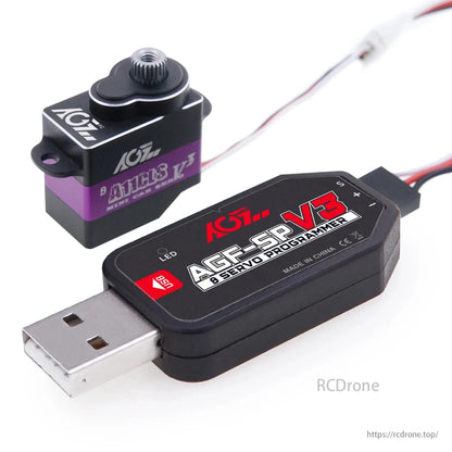 AGFRC A11CLS V3 - комплект для гоночного дрифта, гироскоп, программируемый сервопривод, сверхскоростной микросервопривод 1,4 кг для автомобилей 1/28 1/24 1/18 RC Mini Z D Q