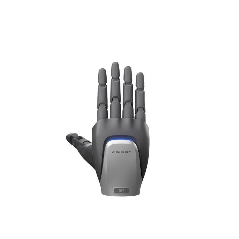 AGIBOT OmniHand Pro dexterous robotic hand with five articulated fingers and gray palm cover