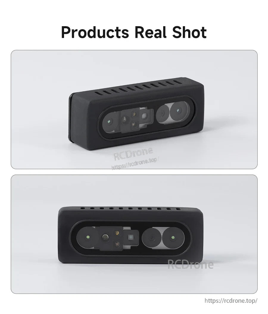 Yahboom AI VIEW binocular structured light 3D depth camera module with dual lenses in black housing