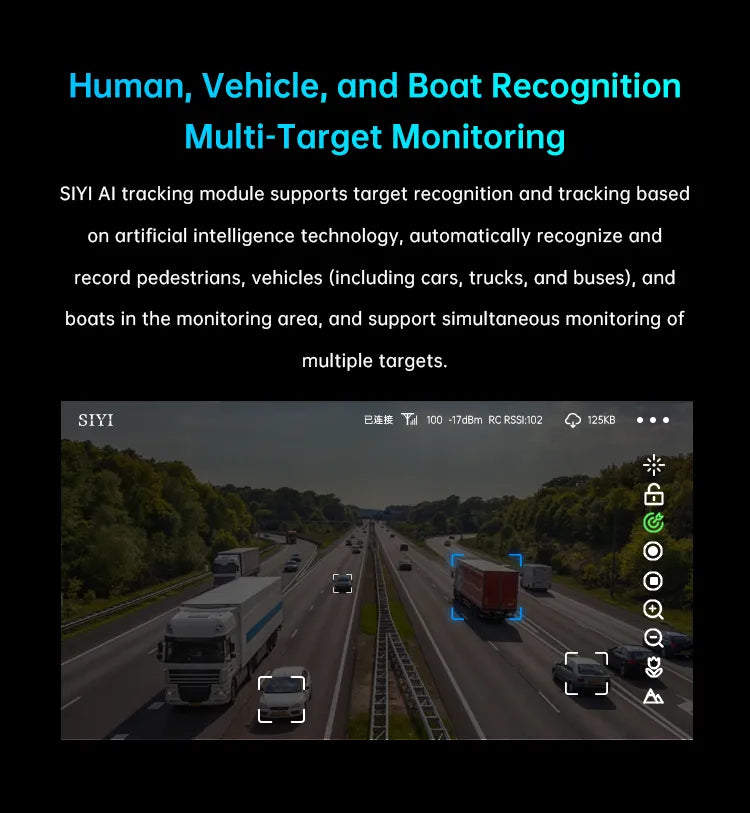 AI tracks pedestrians, vehicles, and boats in real-time using advanced AI technology.