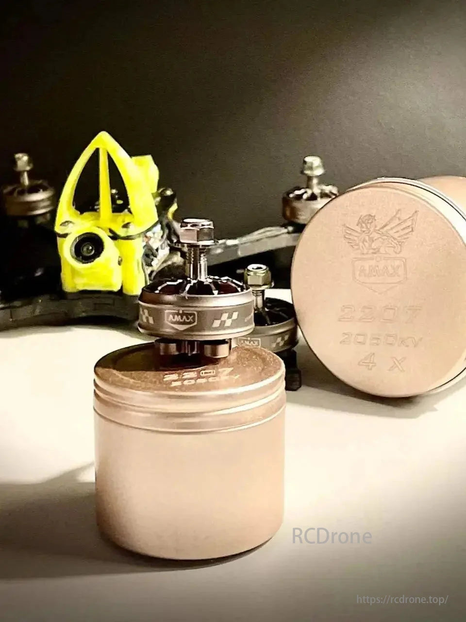 AMAX 2207 Bando Competition Brushless Motor, AMAX 2207 Brushless Motor for FPV Racing Drone, 1750-2550KV, 4-6S, Ultra Robust Branded Version.