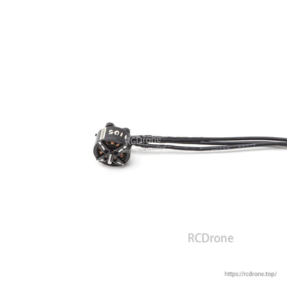 ATOMRC 1105 3500KV brushless motor front view showing rotor bell openings and windings