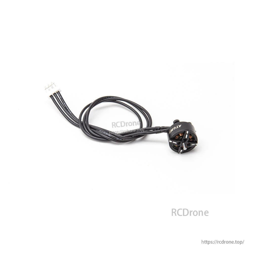 Brushless motor with coiled wire harness, 3500KV marking and 3-pin plug visible