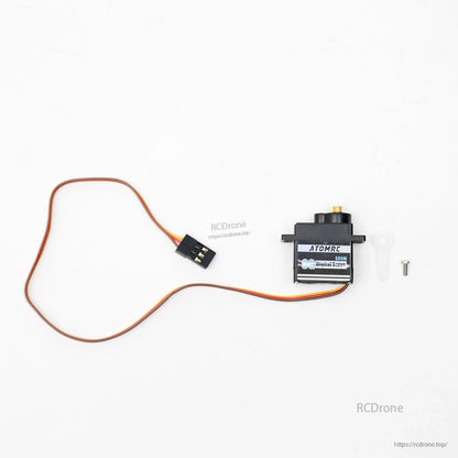 ATOMRC digital servo with lead wire and mounting screw, replacement part for RC aircraft