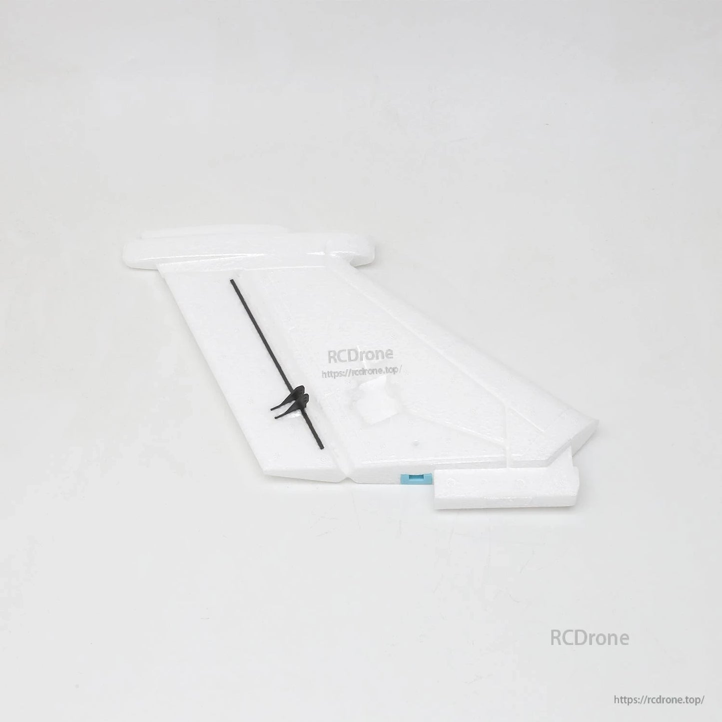 Beluga fixed wing spare part wing panel with carbon spar and mounting hardware, white foam
