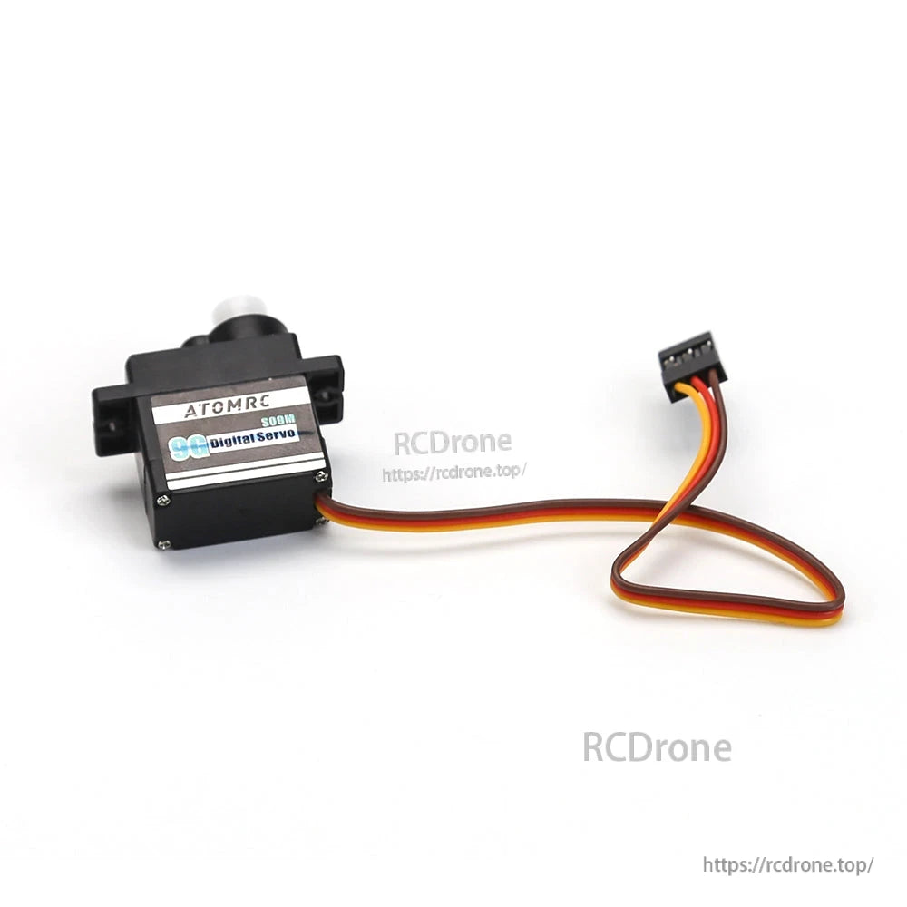 ATOMRC digital micro servo with 3-wire lead and plug connector for Swordfish fixed-wing replacement