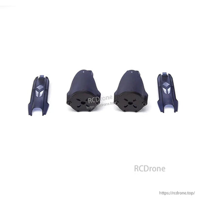 Motor nacelle or fairing covers set, black plastic replacement parts with vented ends
