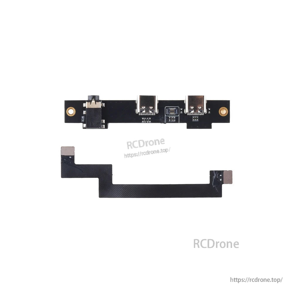 AX12 USB board spare part with two USB ports and ribbon flex cable for AX12 radio controller