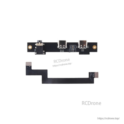 AX12 USB board spare part with two USB ports and ribbon flex cable for AX12 radio controller